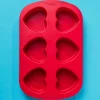 Nature's Garden 6 Cavity Heart (Silicone Mold) Online
