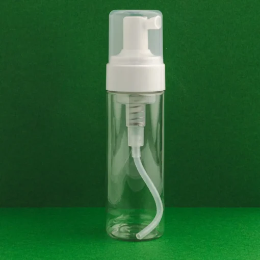 Nature's Garden 50 ml Clear Foaming Soap Bottle with Pump Hot