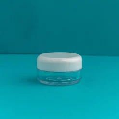 Nature's Garden 10 ml Clear Lip Balm Containers with White Lids Online