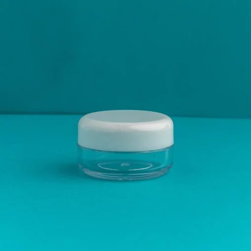 Nature's Garden 10 ml Clear Lip Balm Containers with White Lids Online