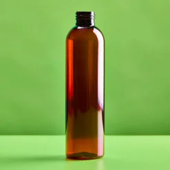 Nature's Garden 8 oz. Amber Plastic Bullet Bottle