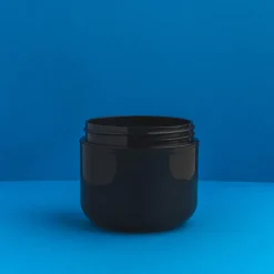 Nature's Garden 4 oz. Black Plastic Double Wall Cosmetic Jars Online