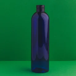 Nature's Garden 8 oz. Blue Plastic PET Bottles