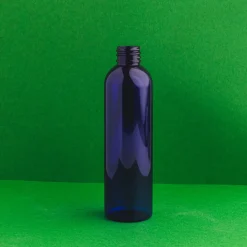 Nature's Garden 4 oz. Blue Plastic PET Bullet Bottles