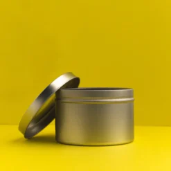 Nature's Garden 4 oz. Deep Round Candle Tins with Lids Clearance