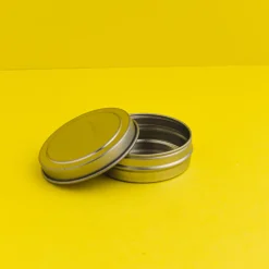 Nature's Garden 1/2 oz. Flat Round Balm Tin with Lid