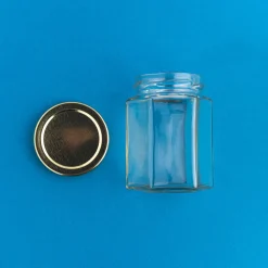 Nature's Garden 6.5 oz. Glass Hexagon Candle Jar Sale