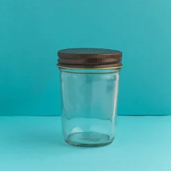 Nature's Garden 8 oz. Jelly Jars with Bronze Lid Clearance