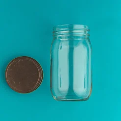 Nature's Garden 16 oz. Mason Jars with Bronze Lids Hot