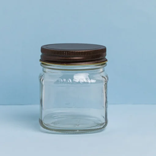 Nature's Garden 8 oz. Smooth Mason Jars with Bronze Lids Online