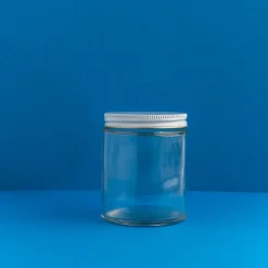 Nature's Garden 6 oz. Straight Sided Glass Jars With White Lids Best