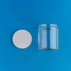 Nature's Garden 6 oz. Straight Sided Glass Jars With White Lids Best