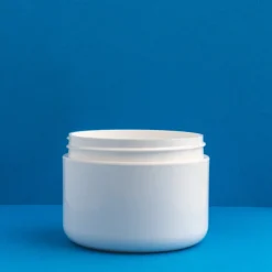 Nature's Garden 8 oz. White Double Walled Plastic Cosmetic Jar Discount