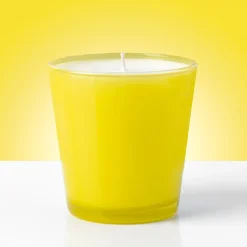 Nature's Garden 6 oz Yellow Glass Candle Jar (Case of 12)