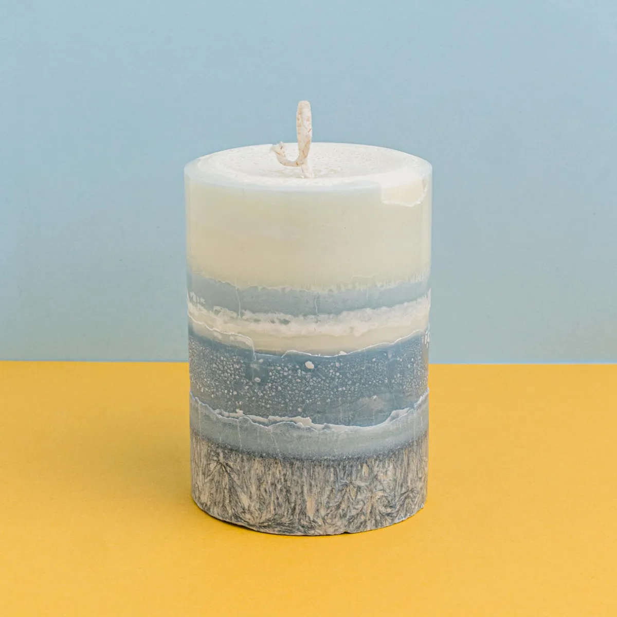 Nature's Garden Layered Pillar Candle Kit New