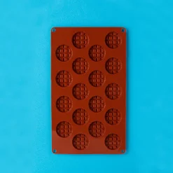 Nature's Garden Mini Waffles Silicone Mold New