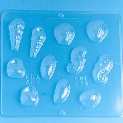 Nature's Garden Sea Horses and Shells (Embed Mold) New