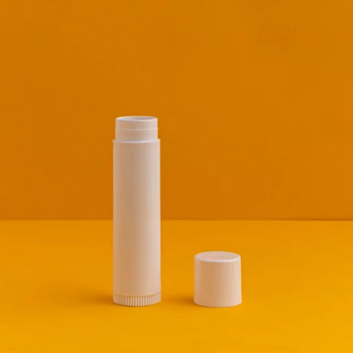 Nature's Garden White Lip Balm Tubes with Caps Hot